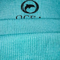 "Ciel Marin" Bamboo Ribbed Bodysuit (Teal)