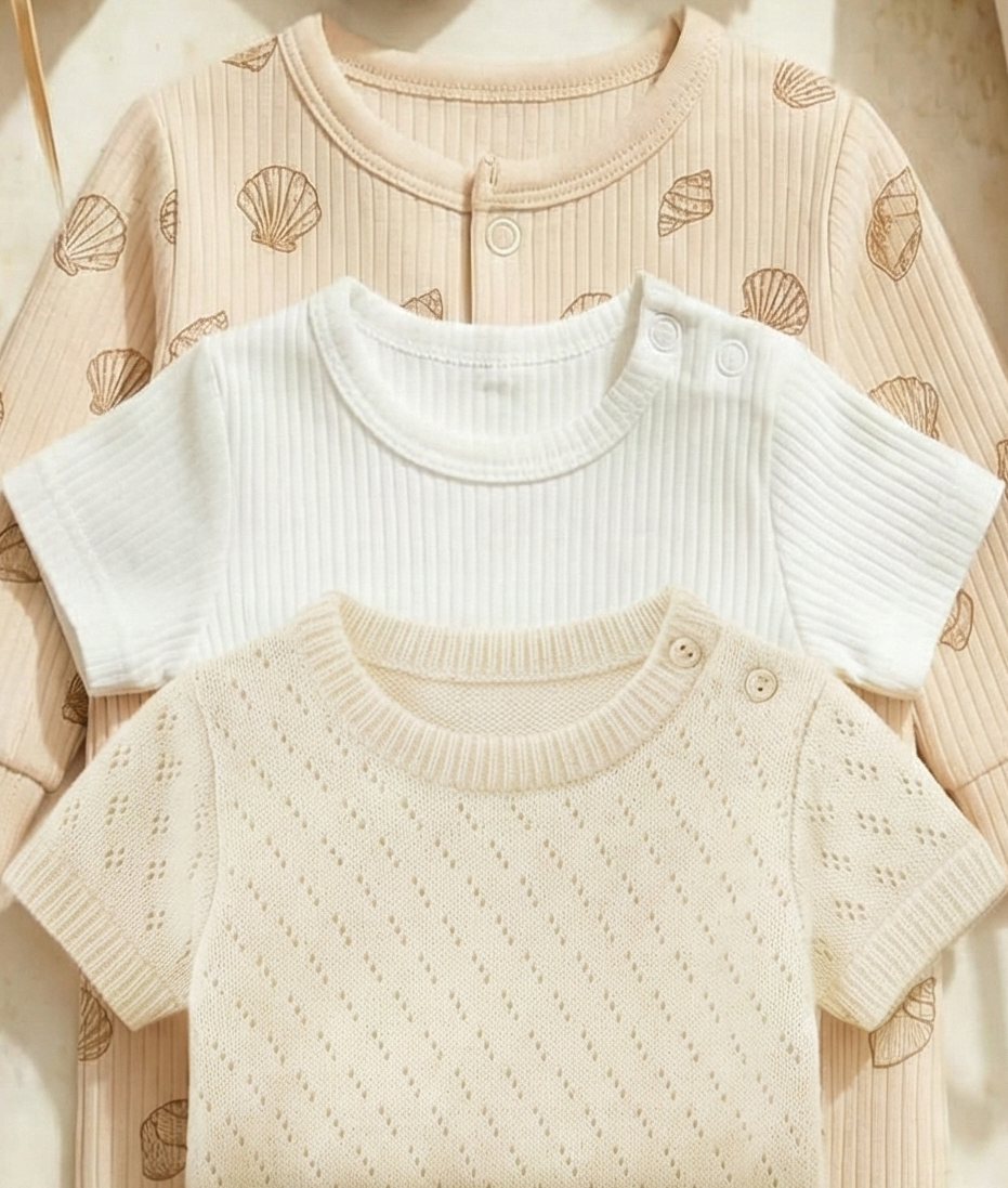 The Signature White Box - Bamboo & Knit Set