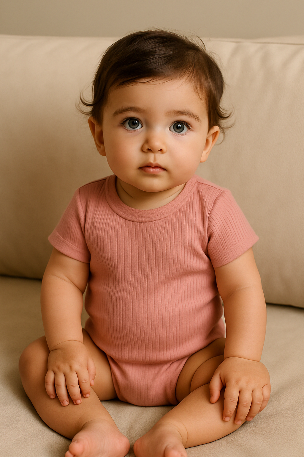 "Magnolia" Bamboo Ribbed Bodysuit