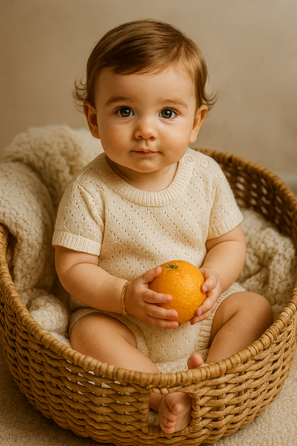 "Peau d'Ange" Pointelle Knit Bodysuit