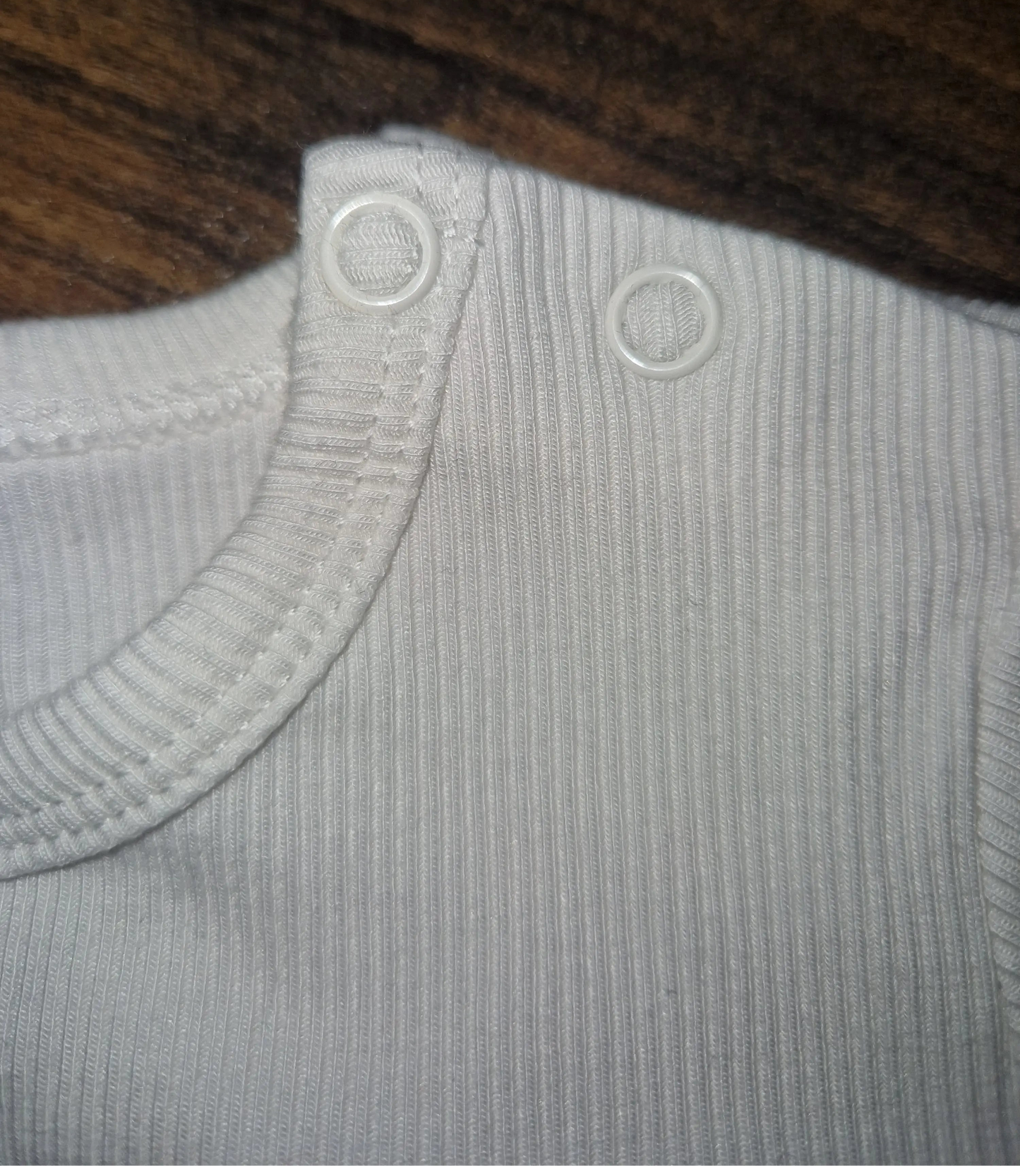 5-Pack Bamboo Ribbed Bodysuits - White